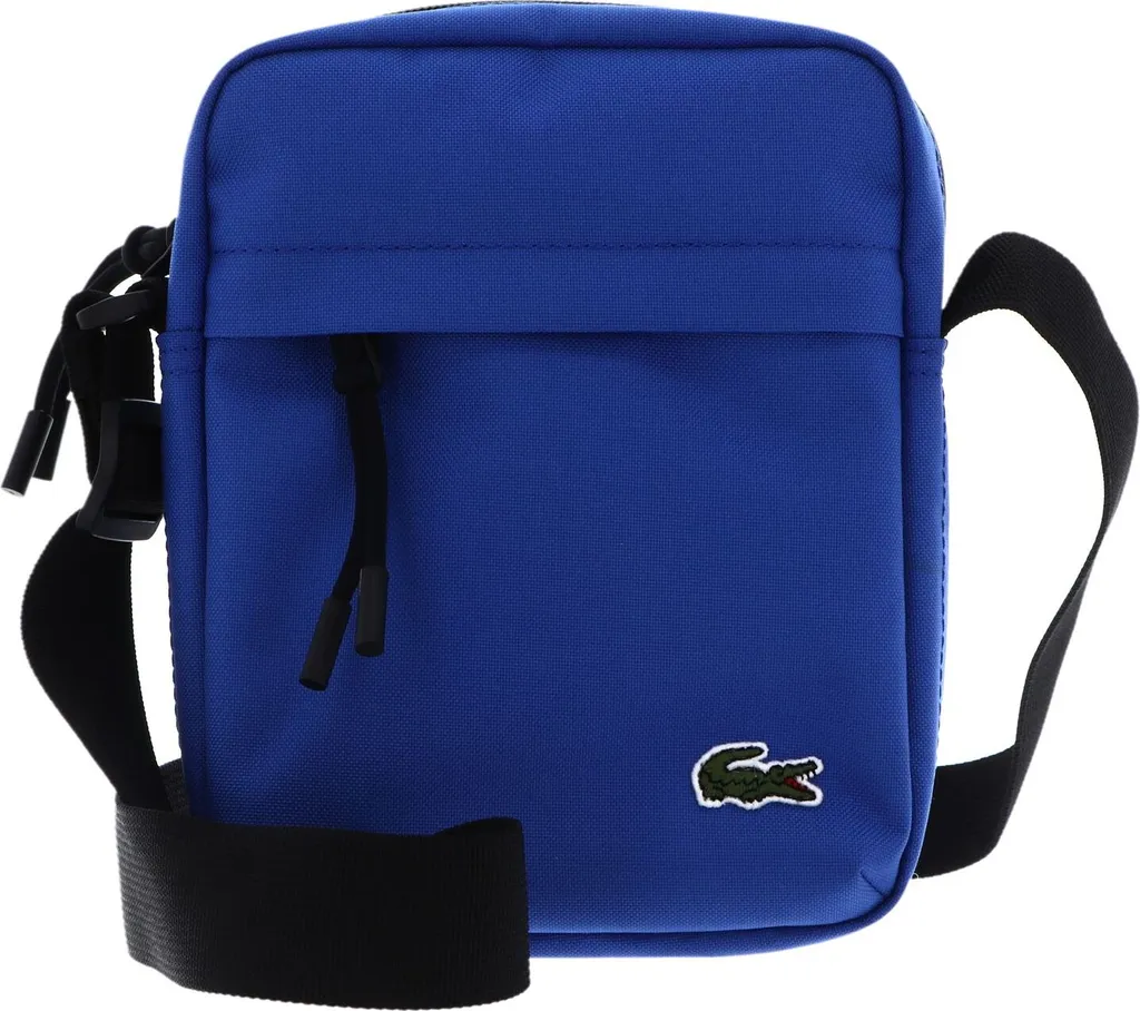 Lacoste Neocroc Vertical Camera Bag Blu - Borsa Tracolla Uomo Qualità