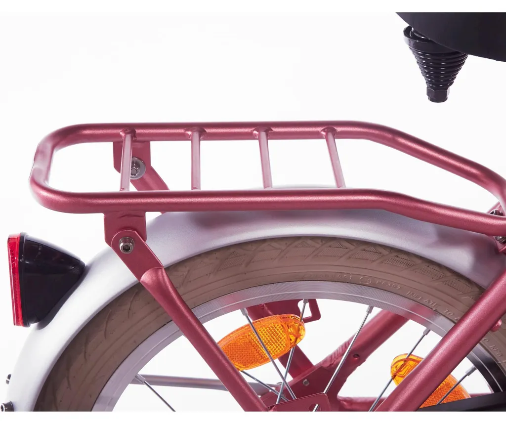 Porte-bagages arrière Alpina 16 Cargo Berry Red Matt - Porte-bagages solide