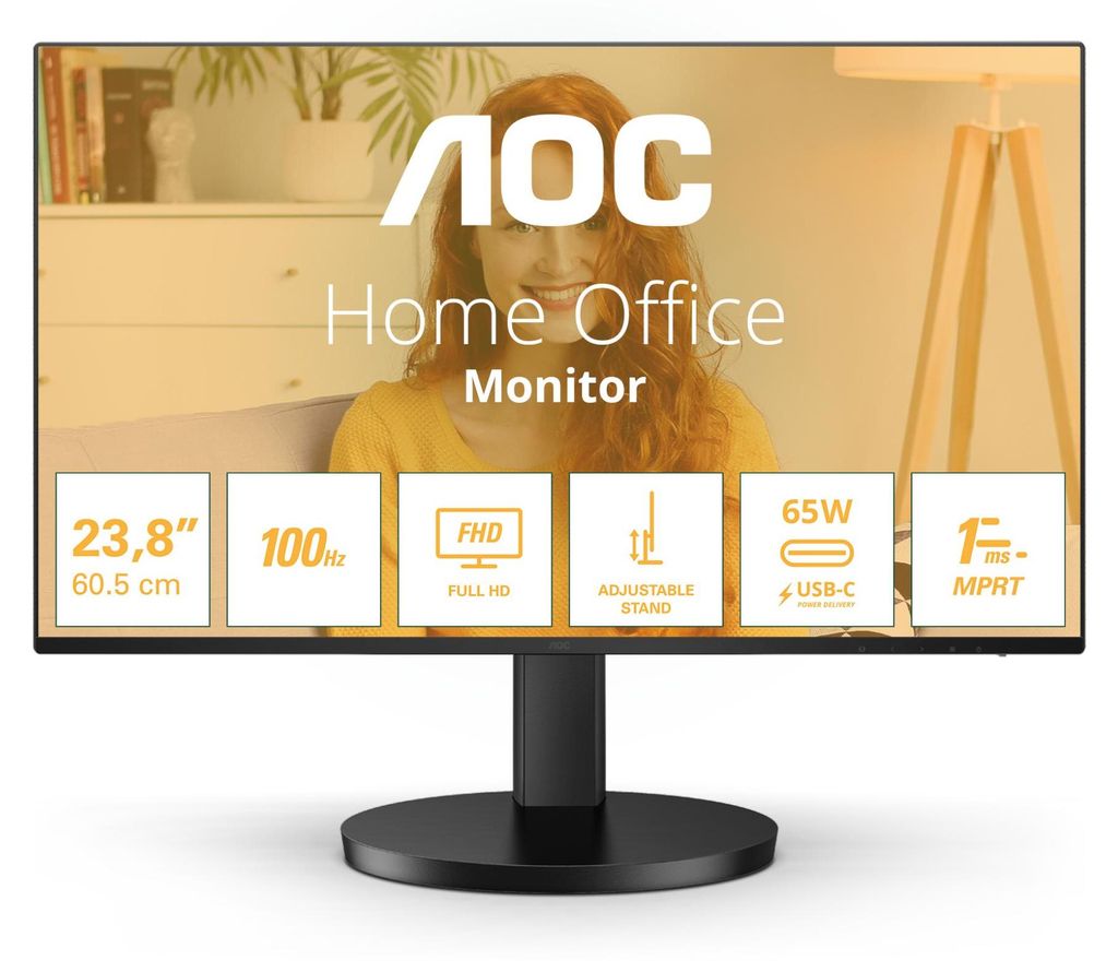 AOC B3 27B3CF2 Écran LED 68,6 cm (27") 1920 x 1080 pixels Image du produit 