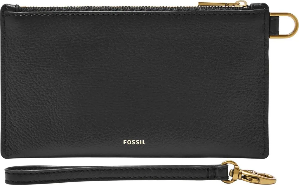 Borsa da Polso Fossil Nero: Organizzatore in Pelle per l'Uso Quotidiano
