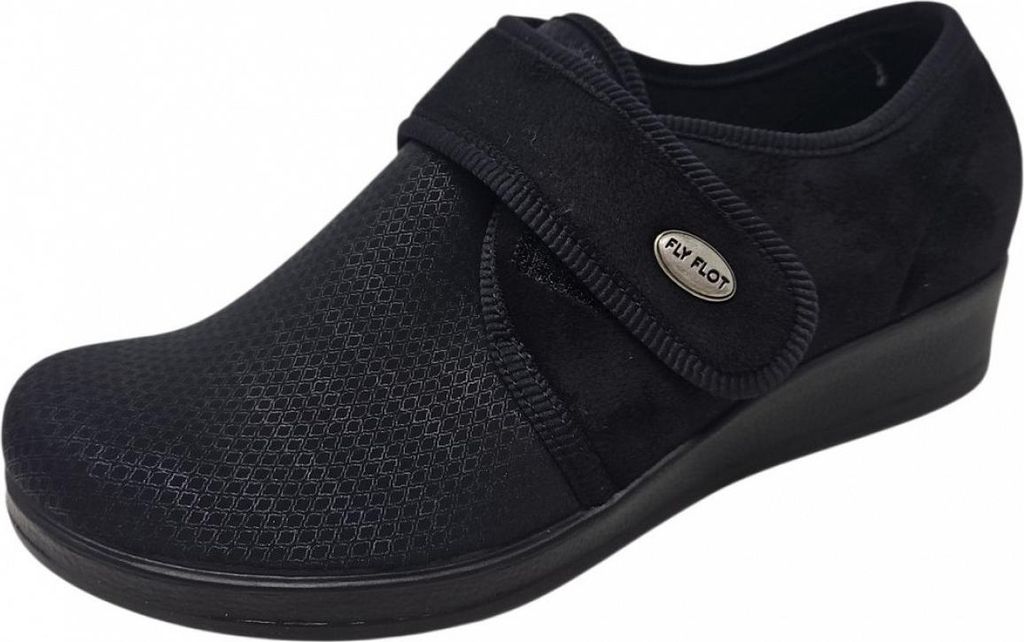 Fly Flot D. Hausschuhe in schwarz, Gr. 37