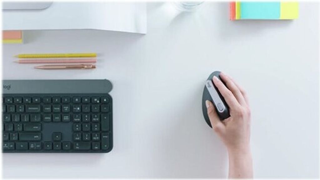 Logitech Wireless Mouse MX Vertical ergonomisch black Obrázok produktu 56