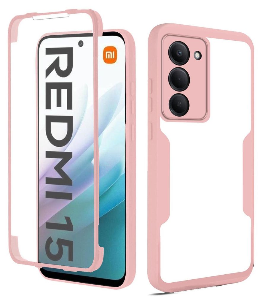 360° Grad Hülle für xiaomi Redmi 15 Rundum vollschutz Produktbild 