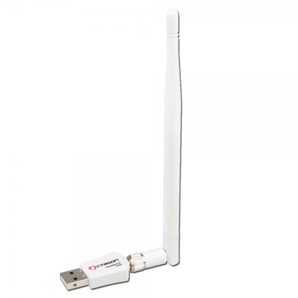 Octagon 300Mbit/s WL038 USB Wlan Stick mit Antenne Weiß