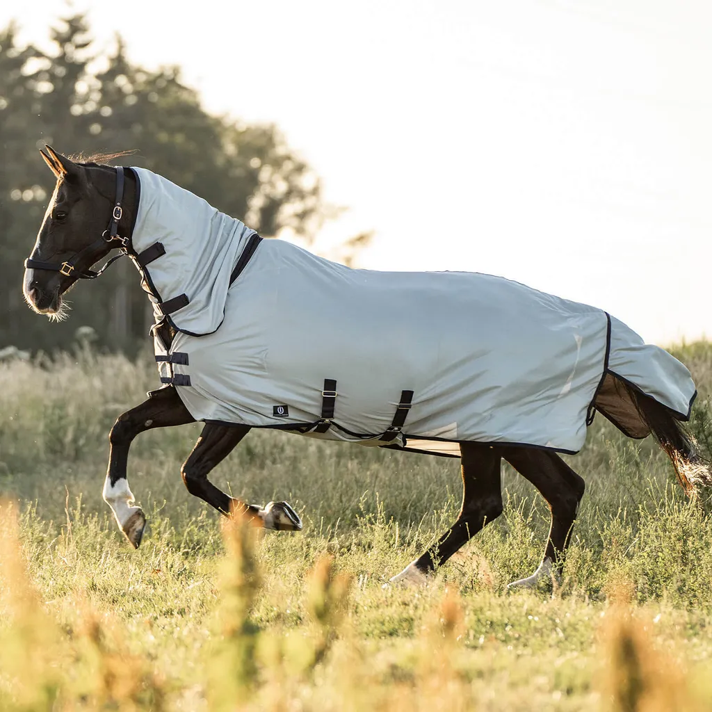 Imperial Riding IRHReese Fly Rug Silver Grey 195 (145cm) | Selleria