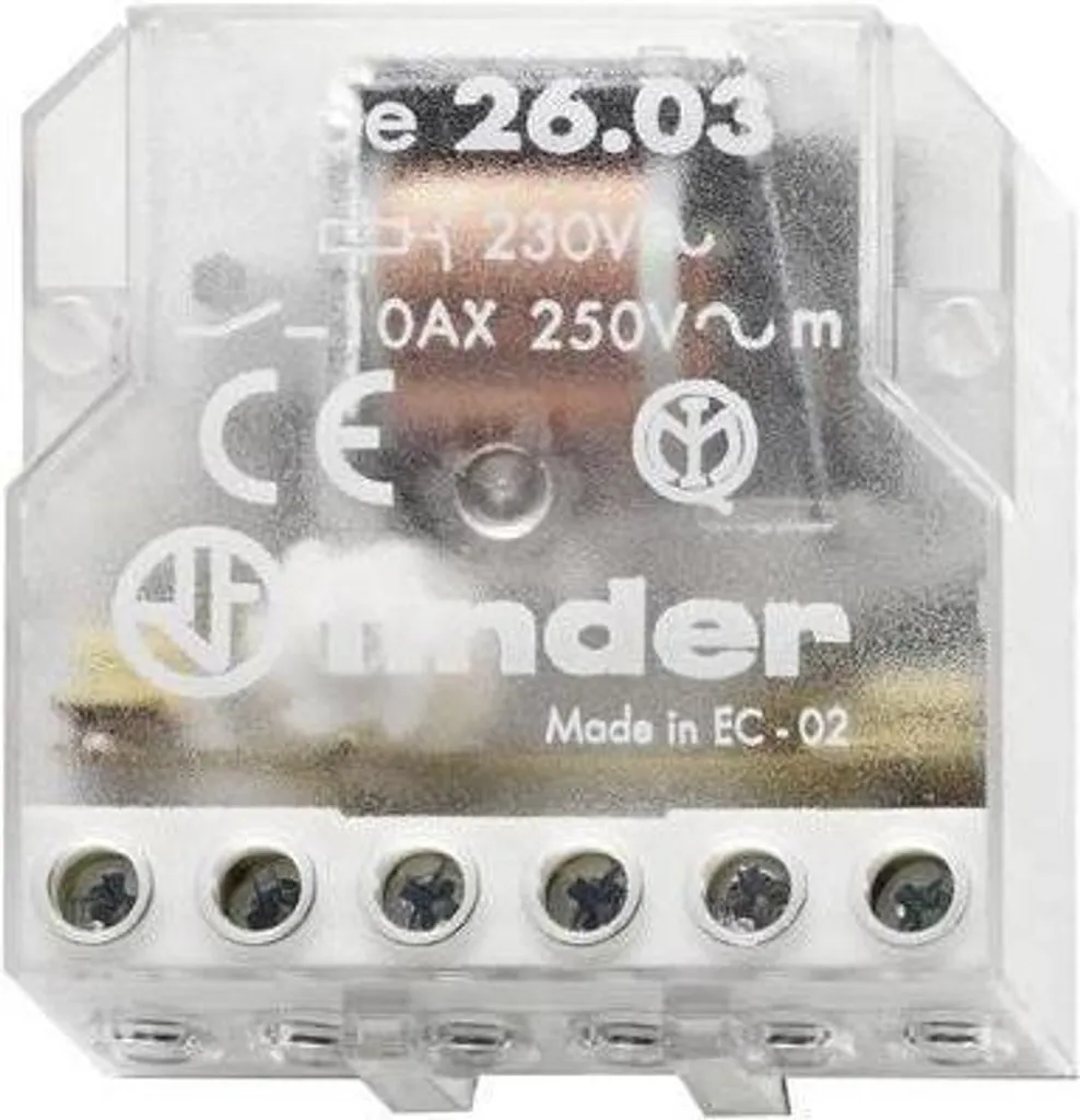 Télérupteur Encastrable pour Commande Multiple - Finder 10A 230V