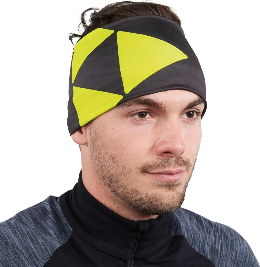 Fascia FISCHER Oberstdorf Giallo Neon Nero | Shop Online Sci Fondo