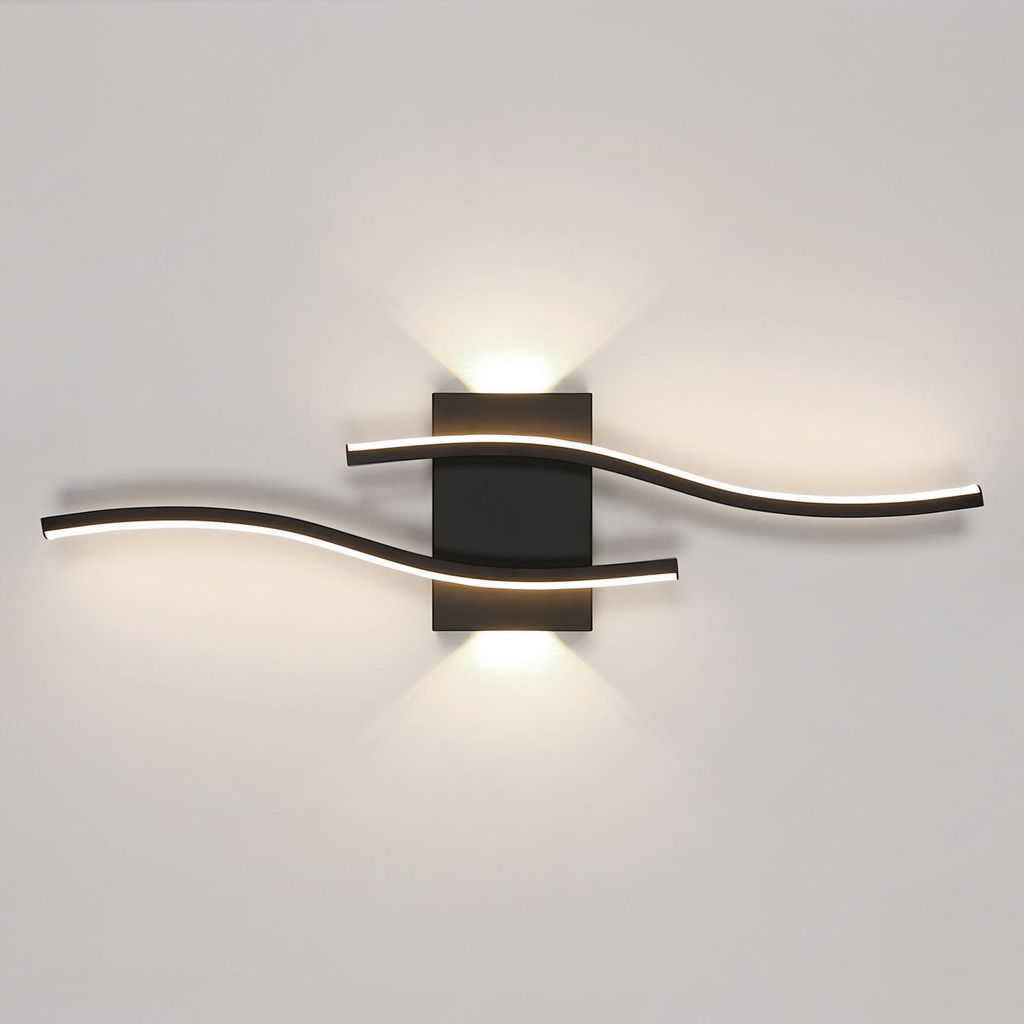 LED Wandlamp Binnen, 18W, 2250LM, 59cm, 3000K, 2 lampen, Productafbeelding 