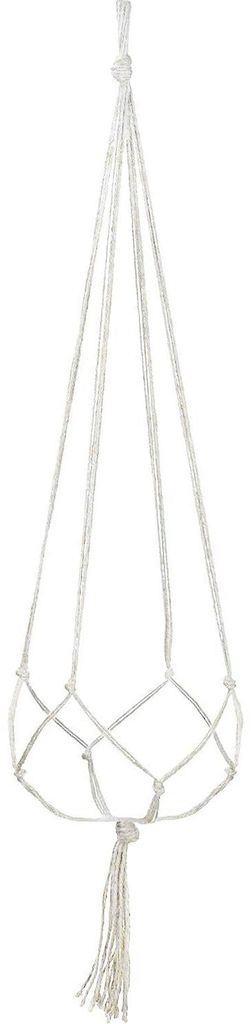 Blumenampel mit Makramee-Knotung - 90 cm