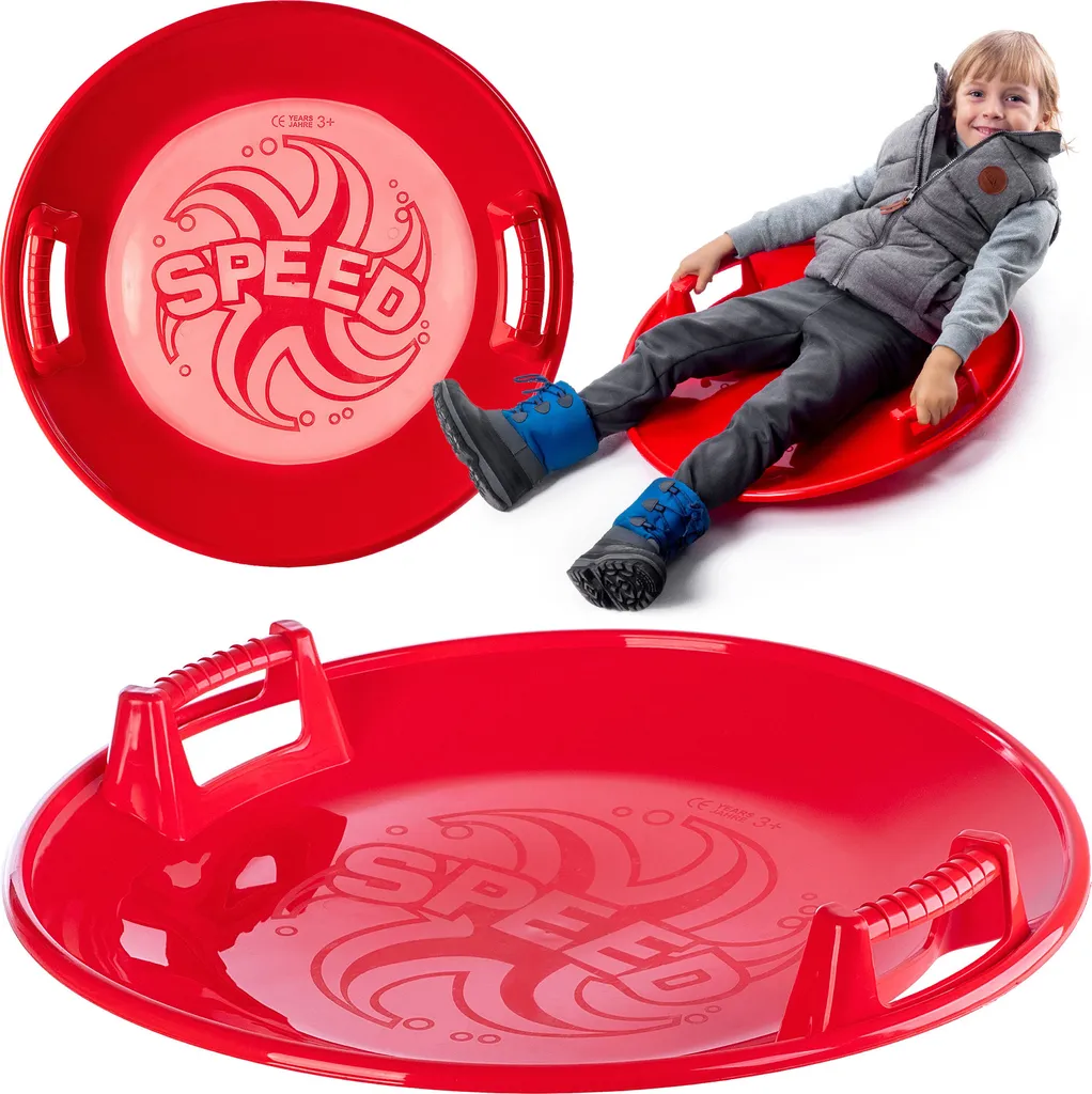 Luge de glisse pour jardin et pistes enneigées KADAX 65cm