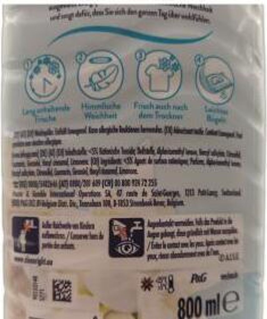 Lenor Weichspüler LINDENBLÜTE + MEERSALZ 0,8L 32 Wäschen Produktbild 4