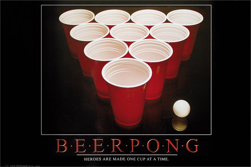 Beer Pong Poster 91,5 x 61 cm