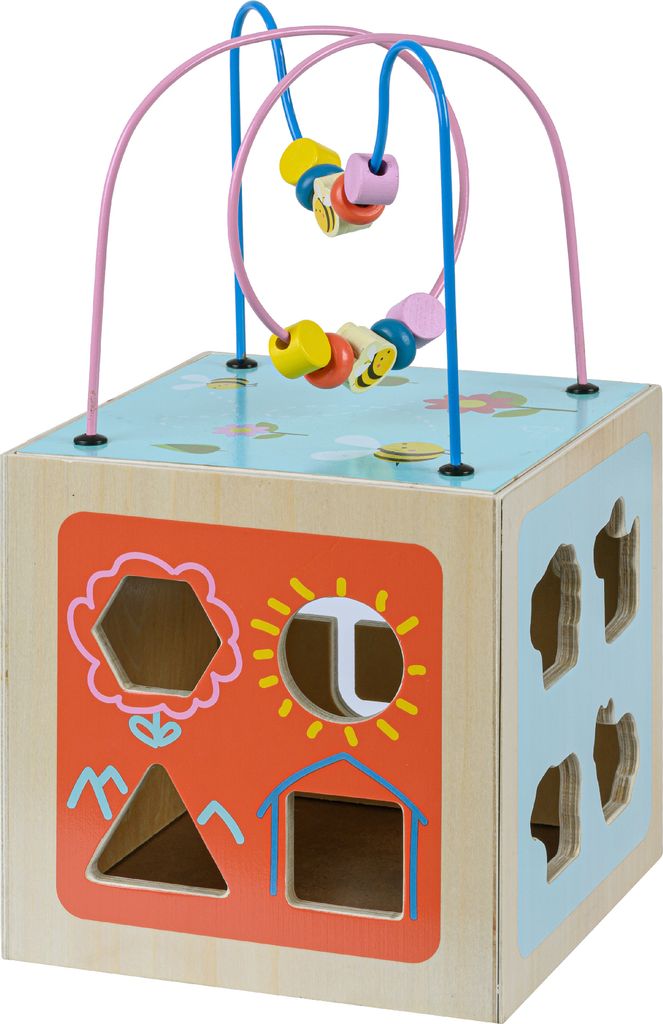 Teamson Kids Vorschulspiellabor 4-in-1-Aktivitätsstation Aus Holz Mehrfarben PS-T0006