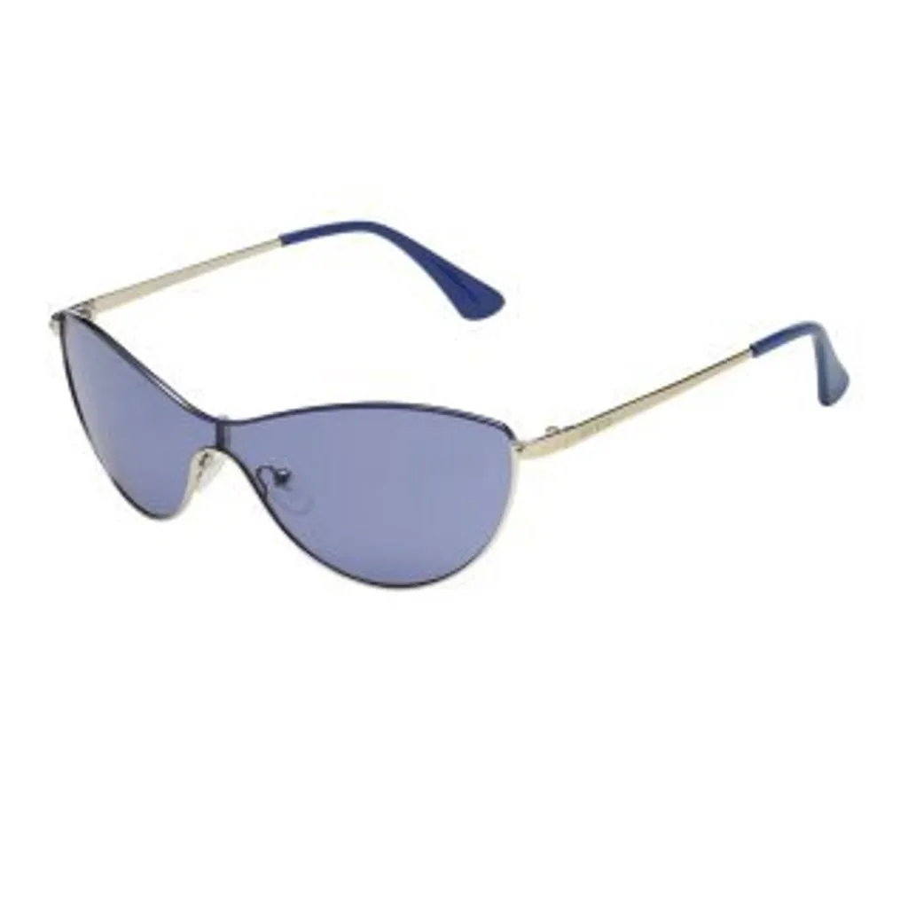 Lunettes de soleil Guess GU7630/S 92V en métal bleu pour femme chic
