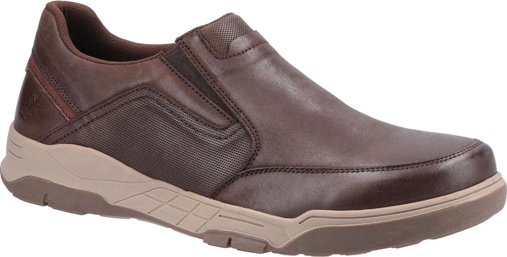 Hush Puppies - Herren Schuhe "Fletcher", Leder FS7672 (43 EU) (Kaffeebraun)