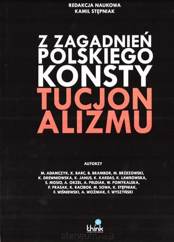 Livre de Droit Constitutionnel Polonais Z zagadnień polskiego - 320 p
