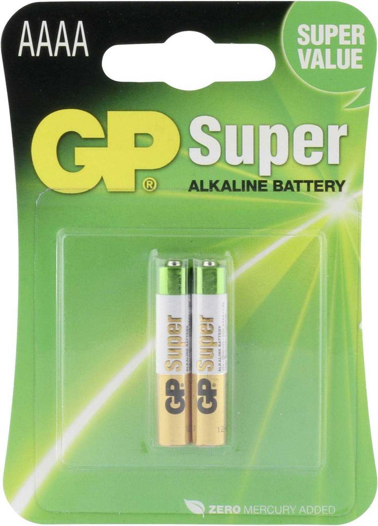 GP Batteries Super Alkaline AAAA, Jednorazowa bateria, Zdjęcie produktu 