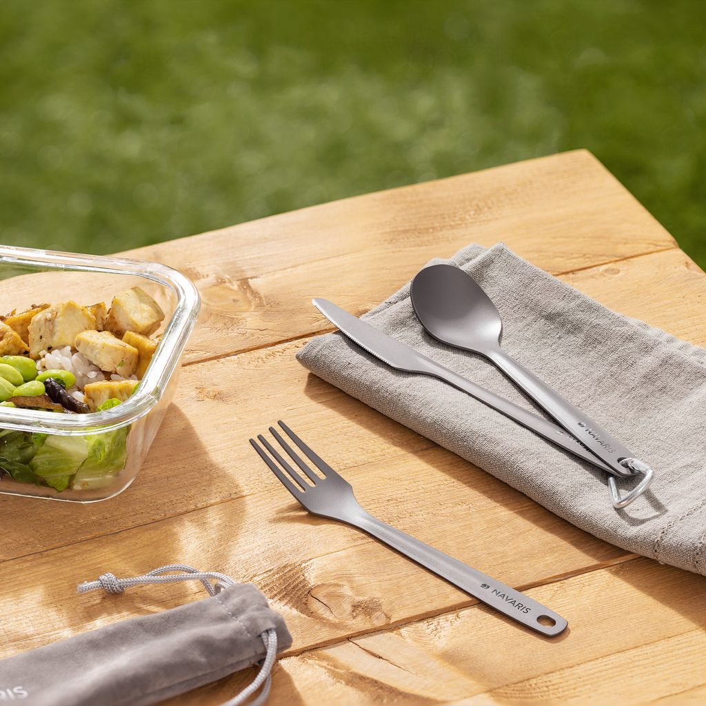 Titan Camping OPTIMUS TITANIUM SPORK – Ultraleichte Gabel/Löffel-Kombi Aus Titan Für Wandern, Survival & Camping Svea Optimus