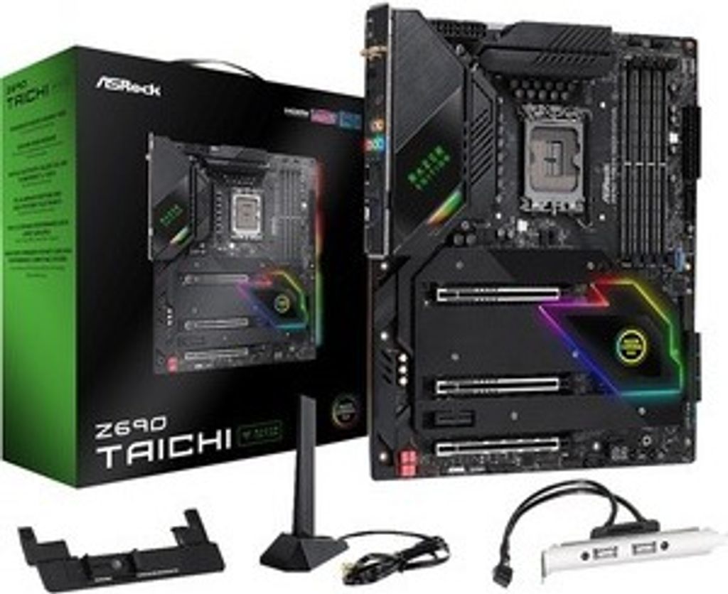 Asrock Z690 Taichi Razer Edition, Intel, LGA 1700, Intel Pentium Gold, Intel Core i3, Intel Core i5, Intel Core i7, Intel ..., ...