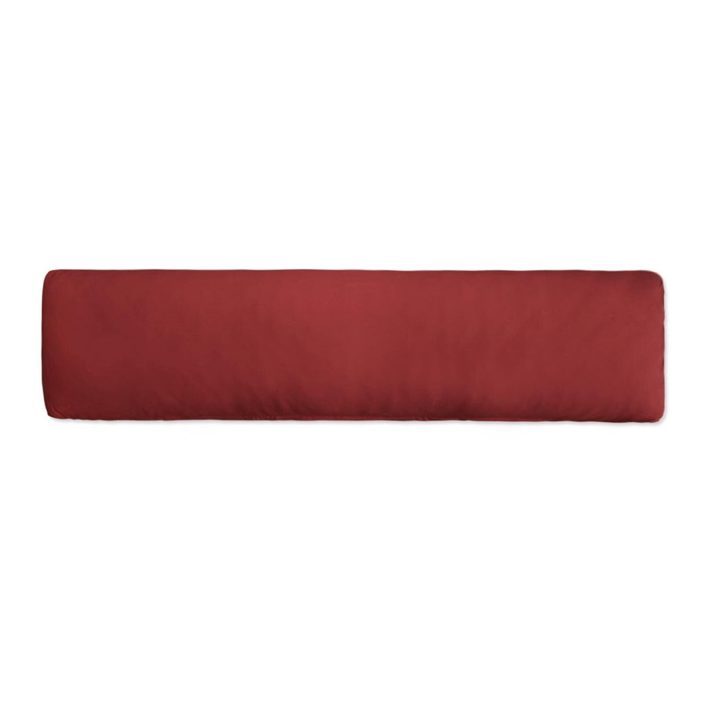 Traumschlaf Basic Single Jersey Seitenschläferkissen Bezug 40x180 cm weinrot