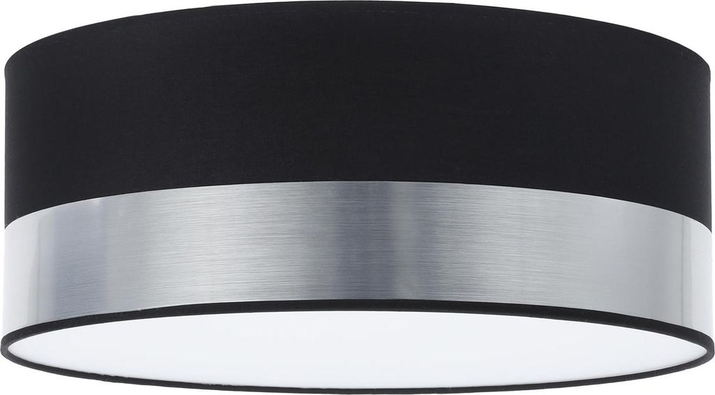 Deckenlampe Elegance Plexi schwarz-chrom 40cm E27