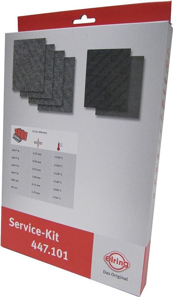 The image shows the front of a product box for an Elring Service-Kit.