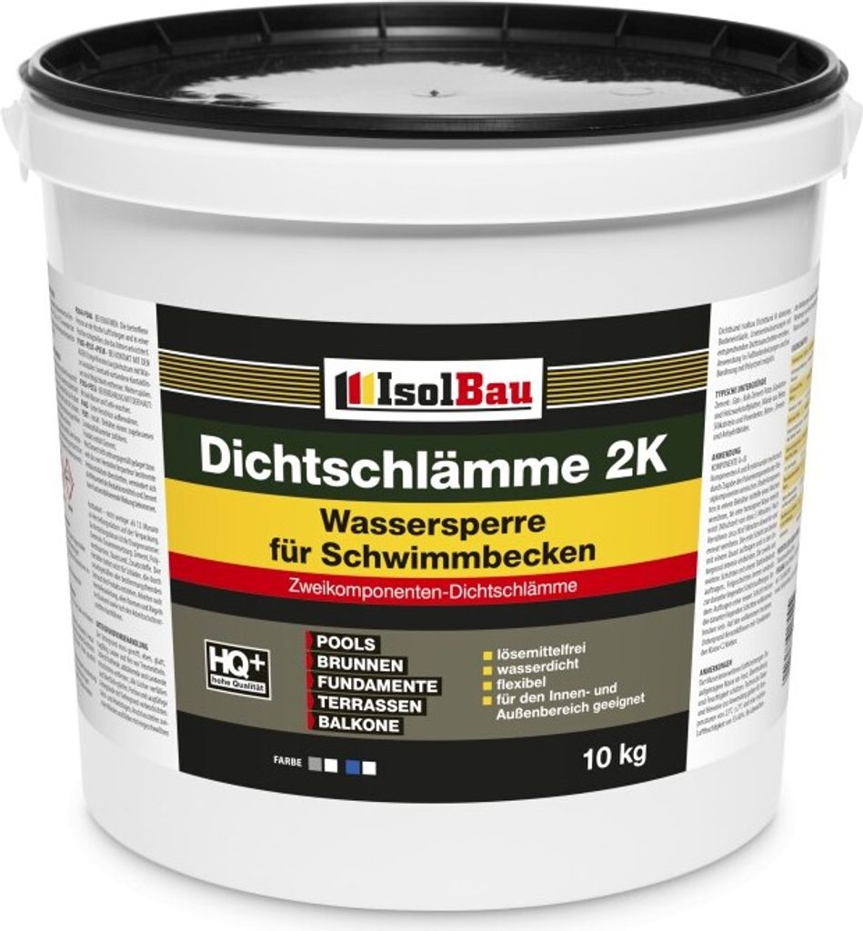 Isolbau Dichtschlämme 2K - Wassersperre zur Abdichtung von Produktbild 