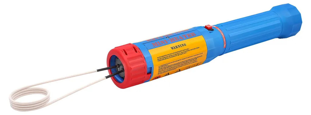 Chauffage induction d'appoint bleu pour studio et camping sans fumée
