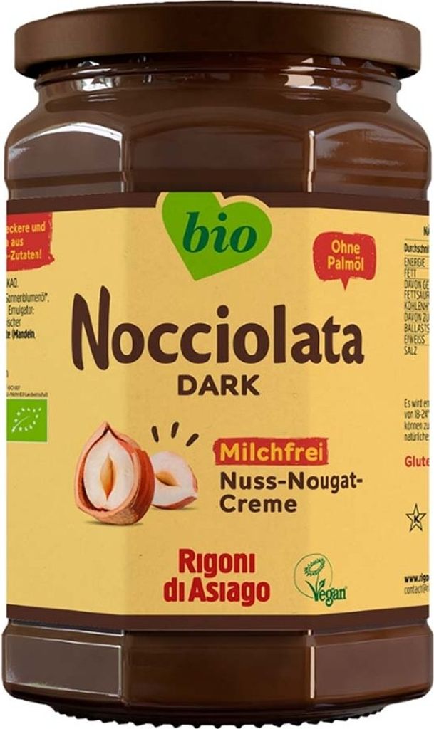 Rigoni di Asiago Nocciolata Crema milchfrei  650g Produktbild 