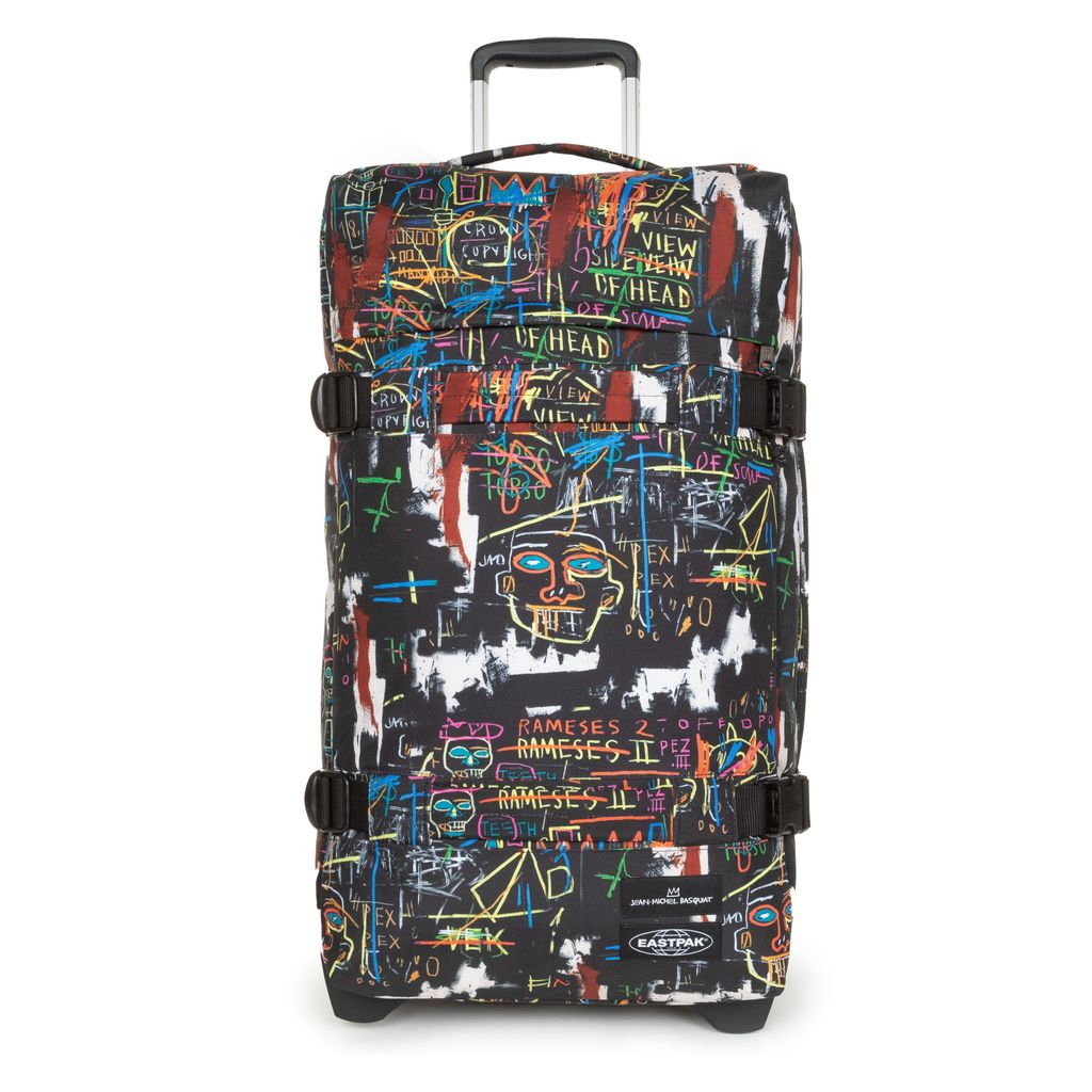 EASTPAK Trolley Koffer TRANSIT ́R L Basquiat Kings of Egypt 2 121L mit TSA Schloss
