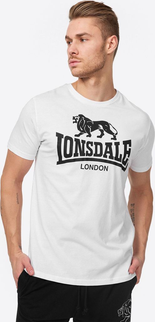 Herren T-Shirt normale Passform LOGO White XXXL Lonsdale