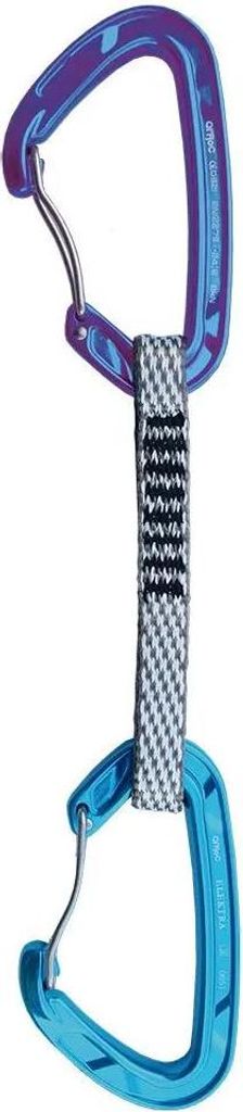 Qi ́roc Elektra Recto Clip+curvo Clip+exprés Dyneema 12x120 Mm Expressschlinge Blau Blau One Size