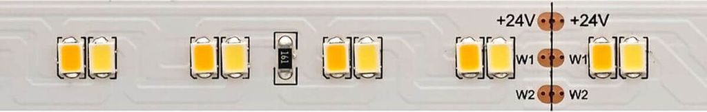 SIGOR 14W/m TW LED-Streifen 6500-2700K 5m 140LED/m IP20 24V 1574lm