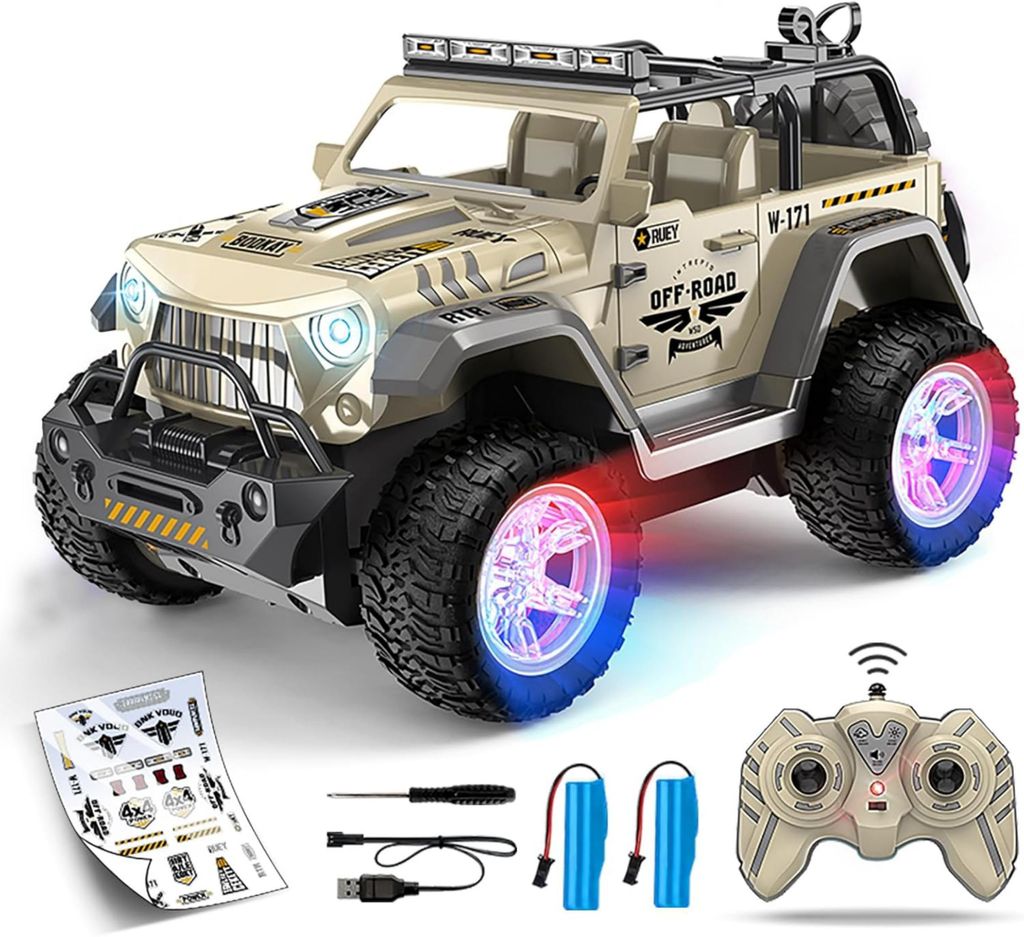 Ferngesteuertes Auto – RC Geländewagen mit Nebel, Produktbild 