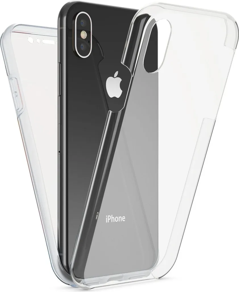 Cover NALIA Trasparente iPhone X XS - Eleganza e Sicurezza 360 Gradi