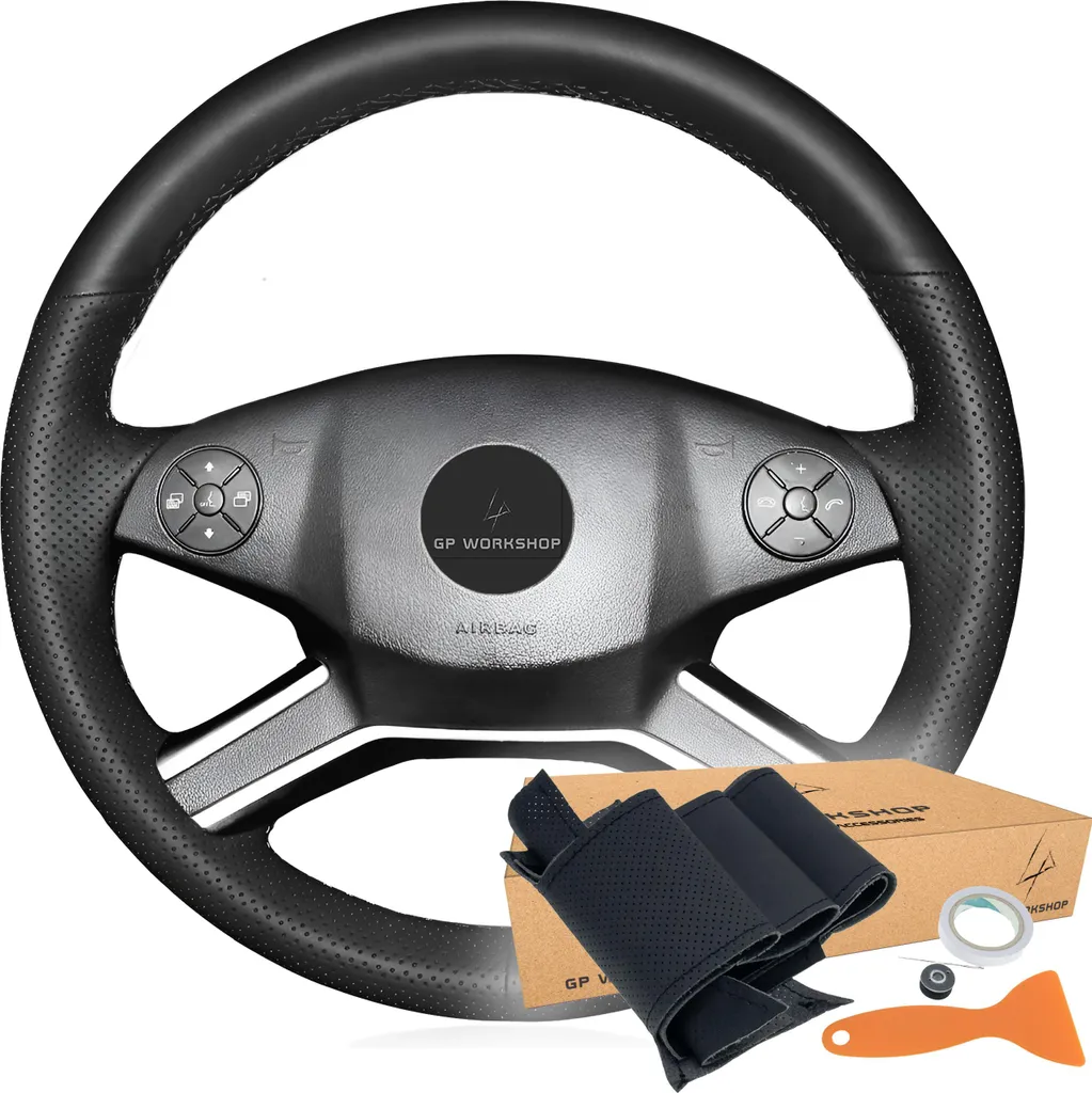 Coprivolante Personalizzato per Mercedes - Nero Intenso e Comfort