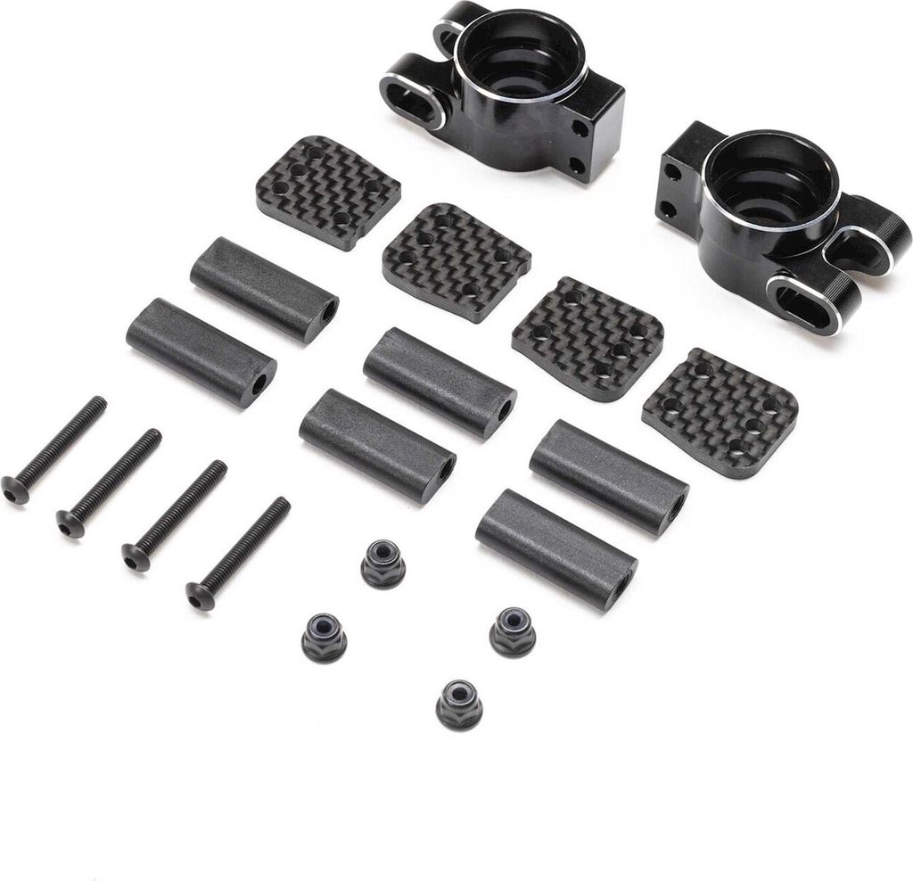 Losi Rear Hub, Aluminum: 8X, 8XE 2.0