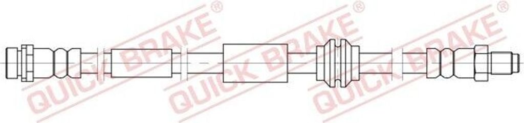 QUICK BRAKE 32.837 Bremsschlauch für FORD KUGA I Kuga Mk1 (C394)