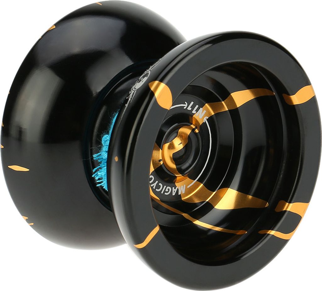 Professionelle Magic Yoyo N11 Aluminiumlegierung-Metall Yoyo 8 Ball KK mit Spinning String Lager fuer Kinder