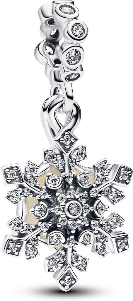 Pandora Charm-Anhänger Glitzer Schneeflocke Sterling-Silber Produktbild 