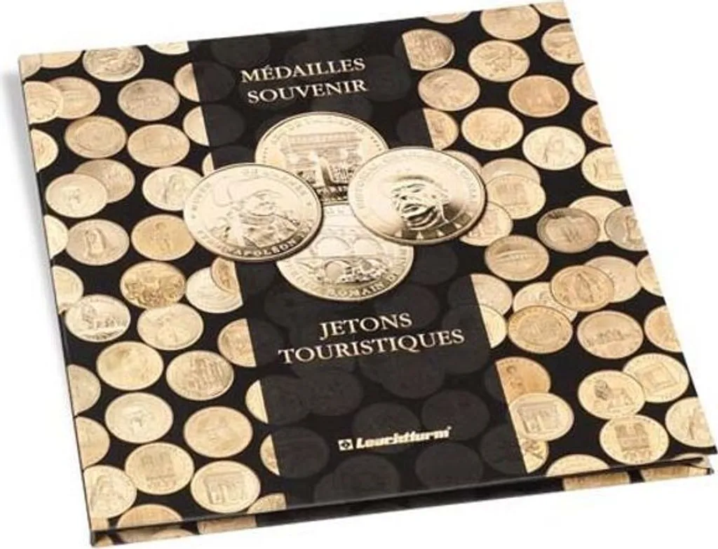 Album PRESSO Médailles Touristiques - Capacité 40 Pièces en Carton Rigide