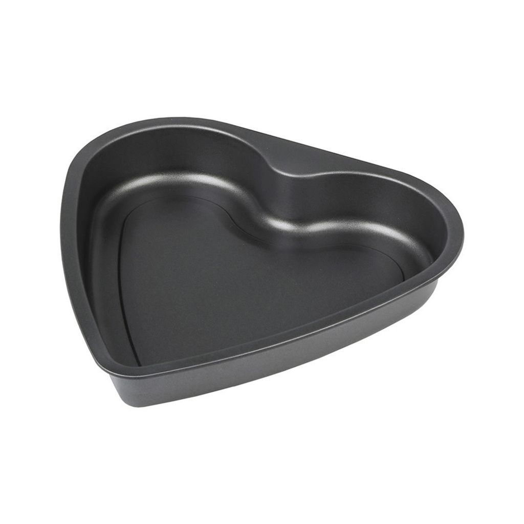 CHG - Herz-Backform, anthrazit met. (Ø 24 cm, Höhe 4 cm) Produktbild 