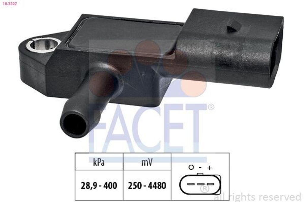 FACET Luftdrucksensor Höhenanpassung 10.3327 für VW Golf VII Schrägheck (5G1, BQ1, BE1, BE2)