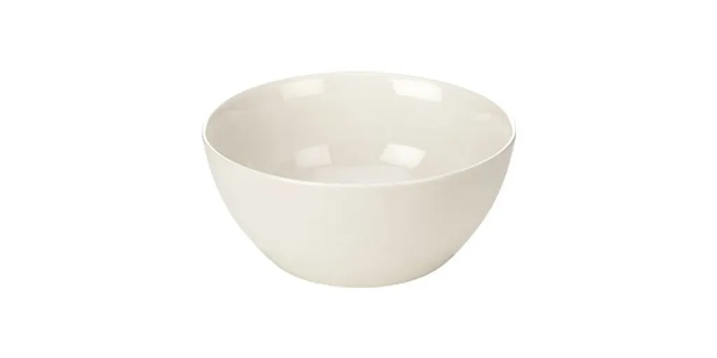 Ciotola per Zuppa e Insalata in Porcellana Bianca Professionale