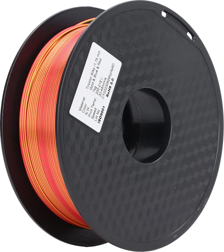 Filament PLA 1.75mm Or Bleu Rouge souple pour impression 3D de précision - 4