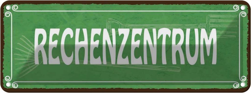 vianmo Blechschild 10x27 cm Rechenzentrum Gärtner Garten Spruch Zitat
