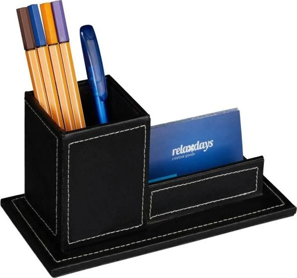 Espositore Biglietti da Visita Professionale in Alluminio e Pelle