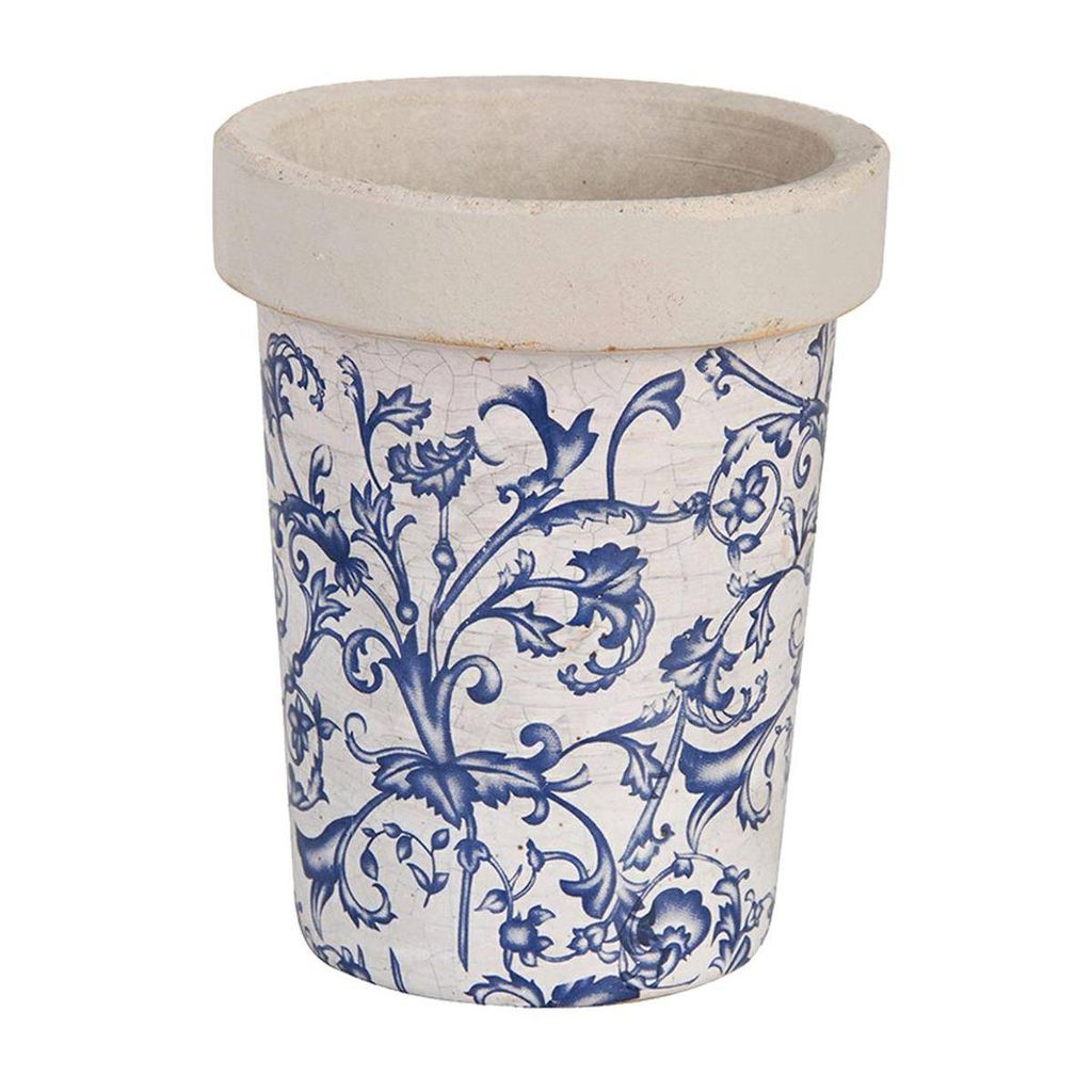 Esschert Design Aged Ceramic Long Tom Blumentopf; AC89