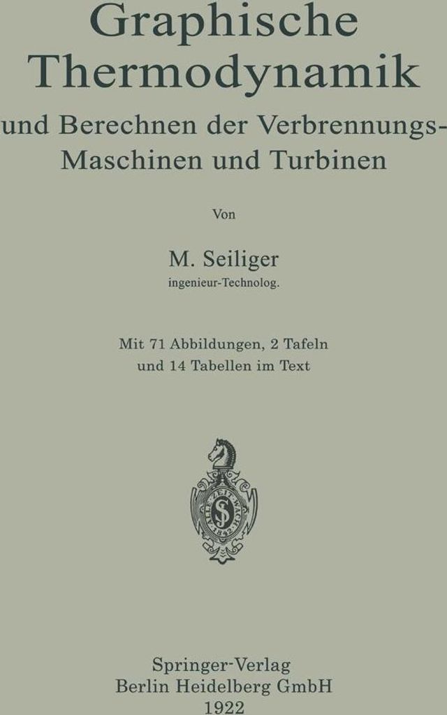 Graphische Thermodynamik und Berechnen der Verbrennungs-Maschinen und Turbinen