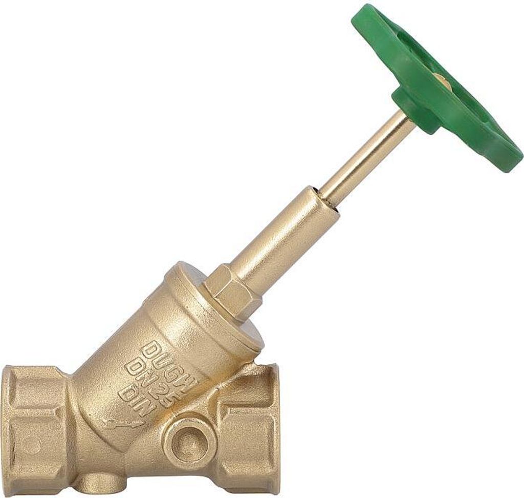 Schlösser Schrägsitzventil KFR Absperrventil Oberteil steigende Spindel DVGW : Schrägschlitzventil ohne Entleerung 1 1/2''